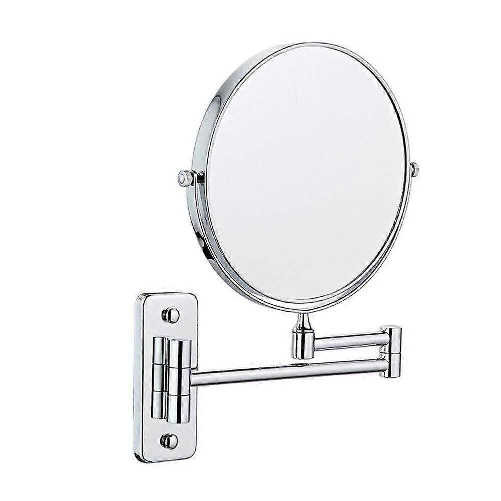 Makeup mirror, 20.3 cm, doublesided swivel wall mirror, extendable, 3x/1x magnification Ref: 2364