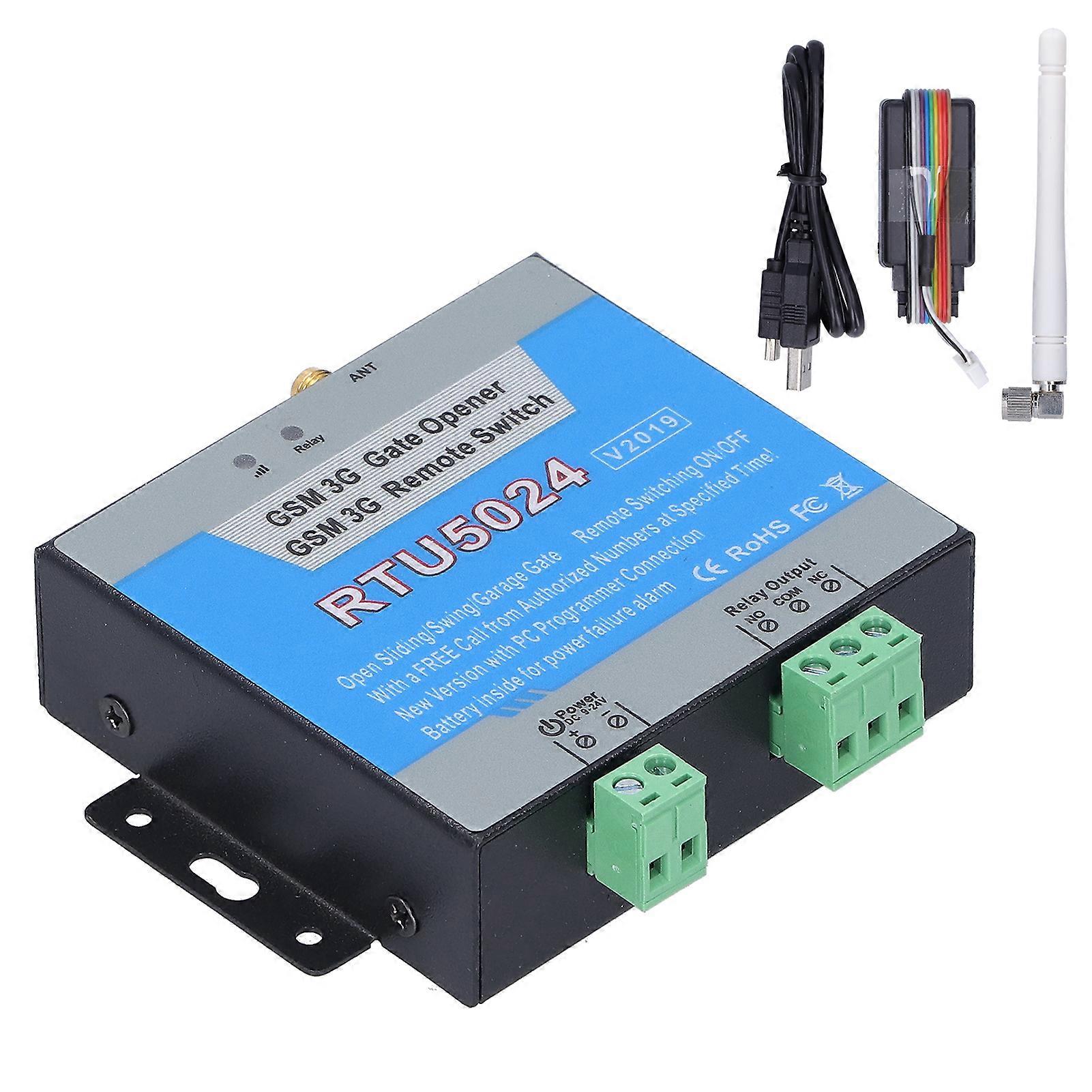 3G/GSM Gate Opener Remote Access Control Switch Controller with Antenna Kit Home Security