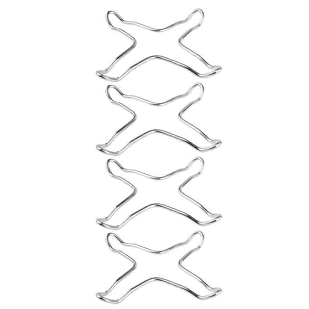 Practical Wok Rings for Kitchen Use Sturdy Iron Wire Construction Silver Color Fits Most Stoves