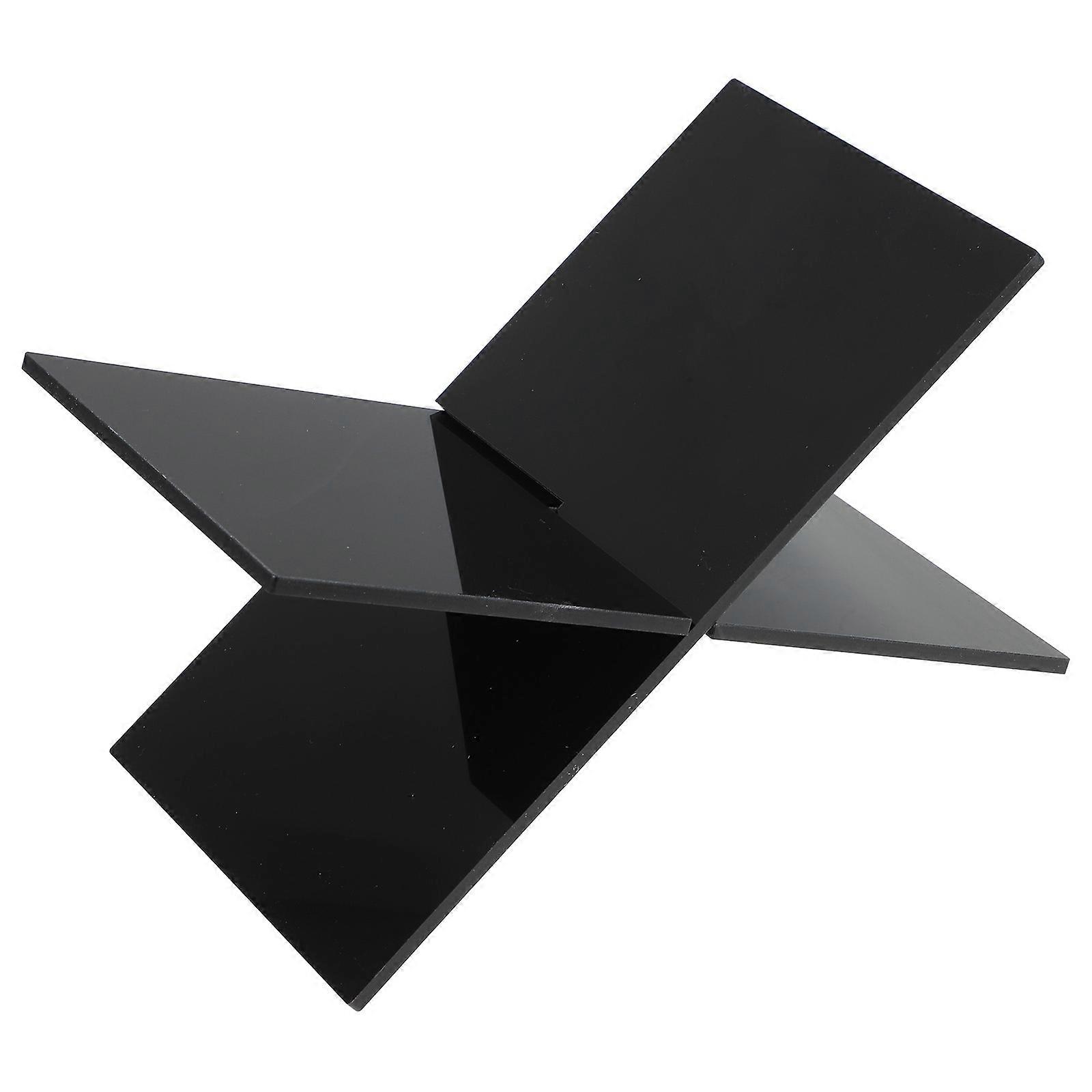 Acrylic Book Display Stand, Small Desktop Organizer for Magazines, Cookbooks, and Files – Non Slip, Scratch Resistant for Home, Office, and Libraries
