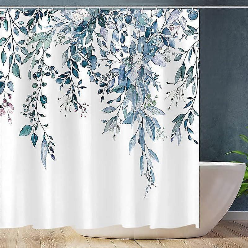Shower curtain, polyester, weighted hem, machine washable, quickdrying, waterrepellent, 180x200cm.