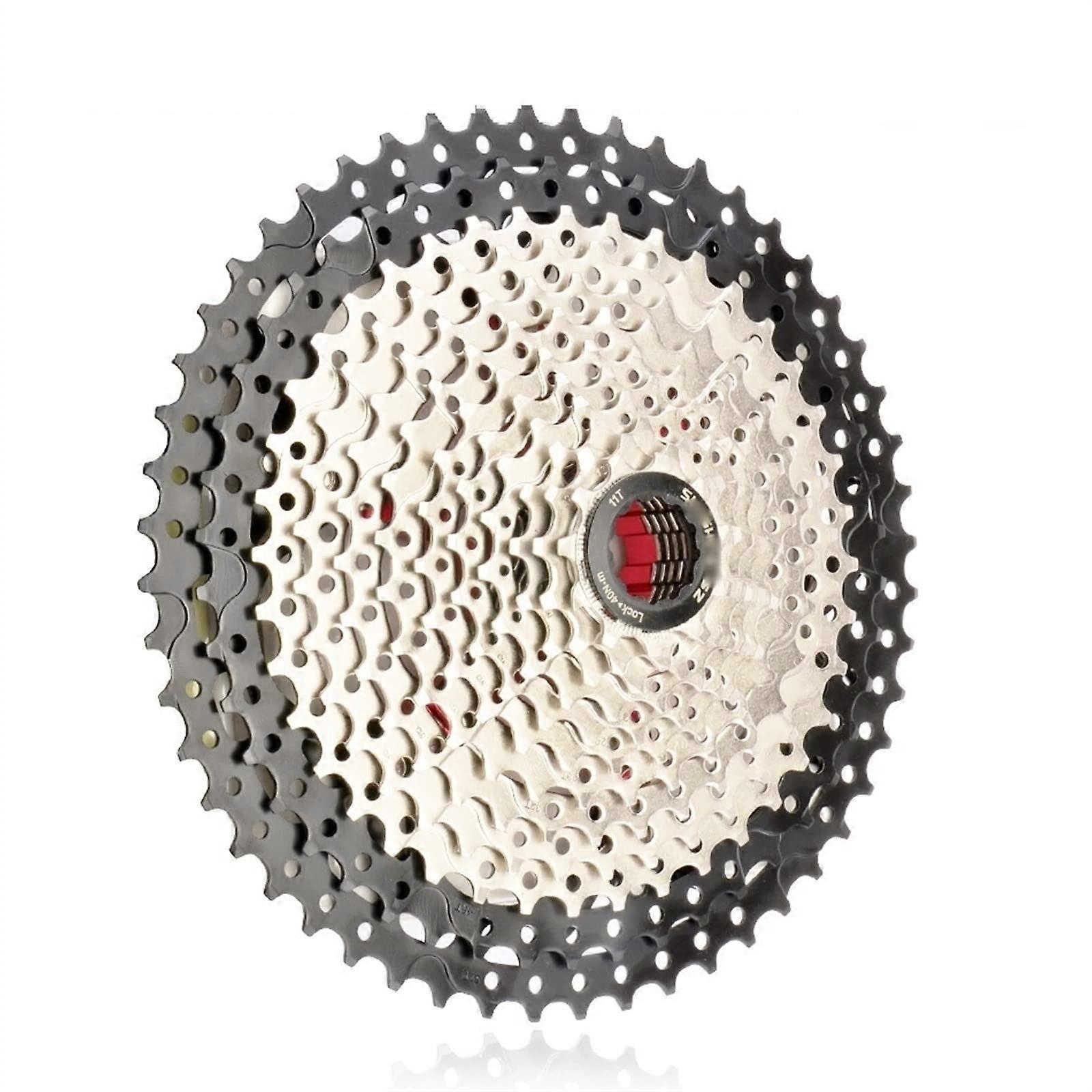 Durable MTB freewheel sprocket 812 speed cassette 1152T Silver