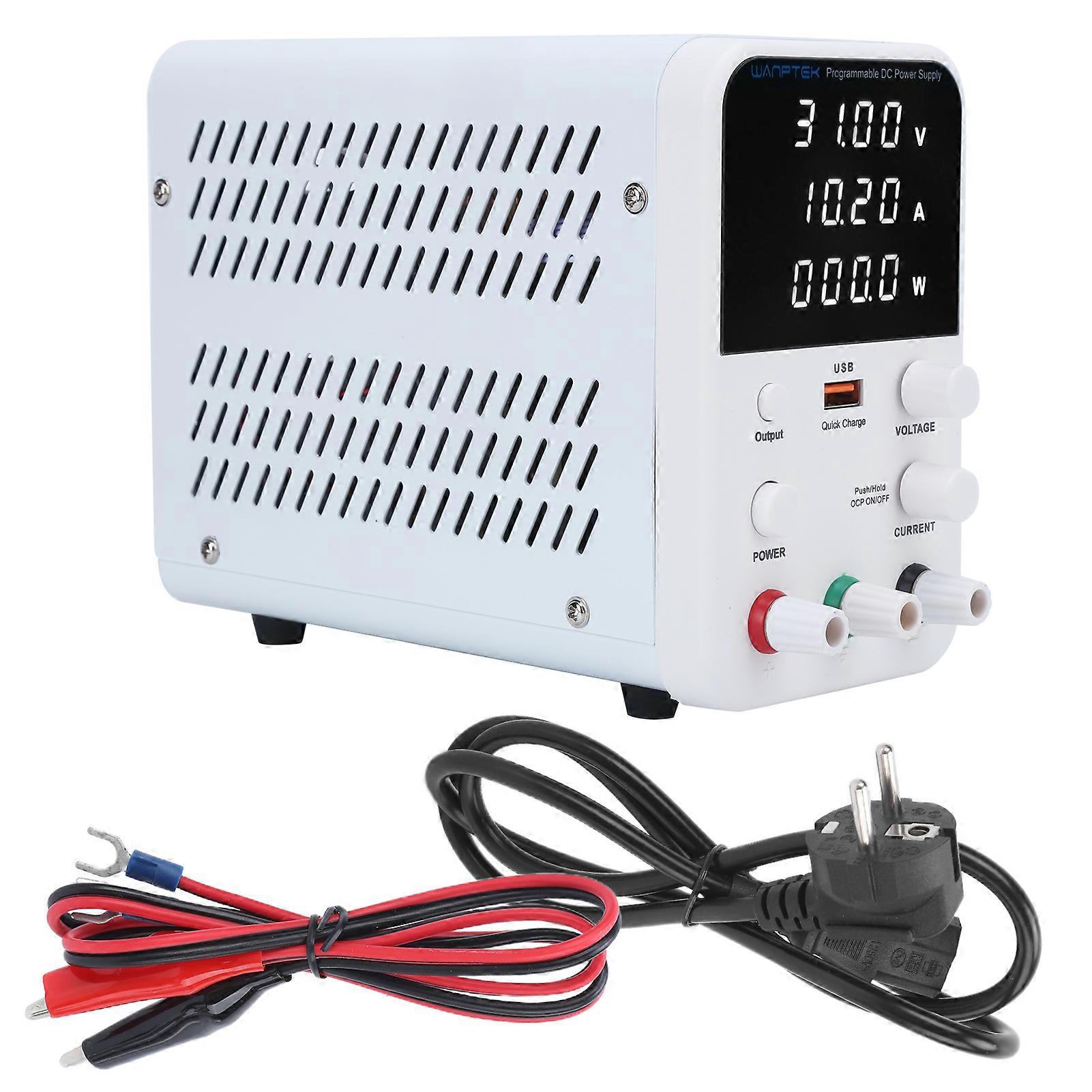 WPS3010B DC Power Supply USB Powered Adjustable Programmable Switching Power Supply for Laboratory 10A 30V 300WEU Plug 230V