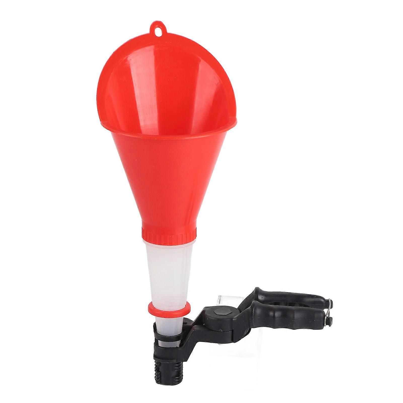 Adjustable Drip Free Engine Oil Funnel with Fixed Bracket Spout Tool