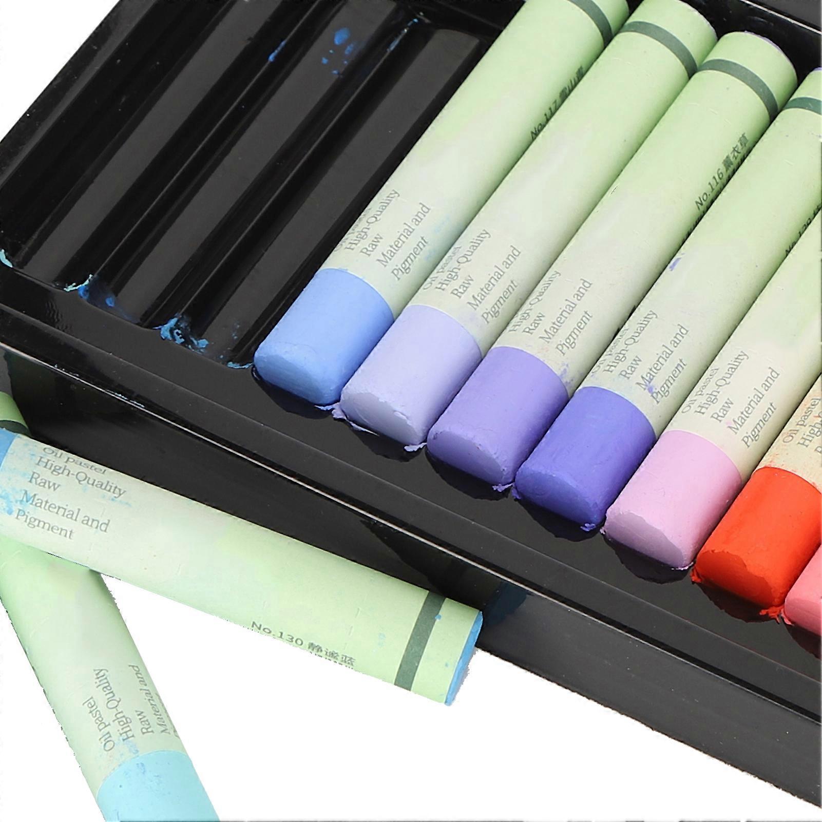 36Pcs Oil Pastel HeavyColor Graffiti Crayon Set Children Cartoon Painting Pastel Pencil