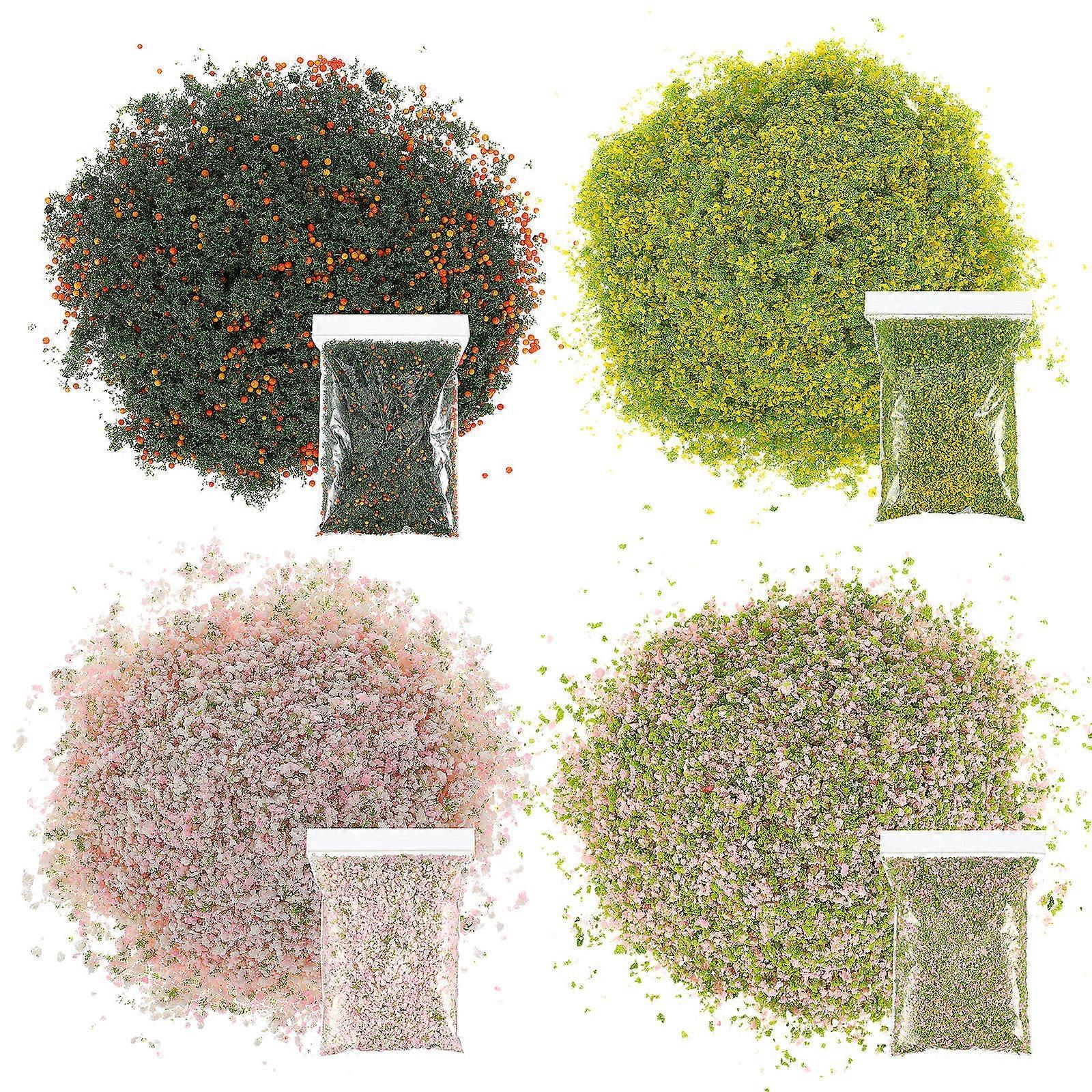Model Foliage Accessories Diy Model Tree Materials Model Builders Realistic Appearance 4Packs