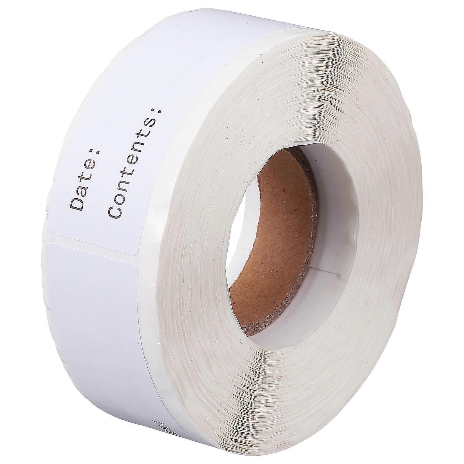 White Paper Writable Stickers for Home Use Perfect for Food Classification and Craft Supplies