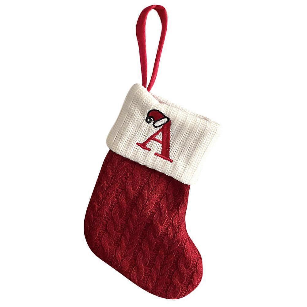 Mini Felt Stockings Christmas Stocking Festival Decoration Fireplace 7.9×5.9×3.9in 1Pack