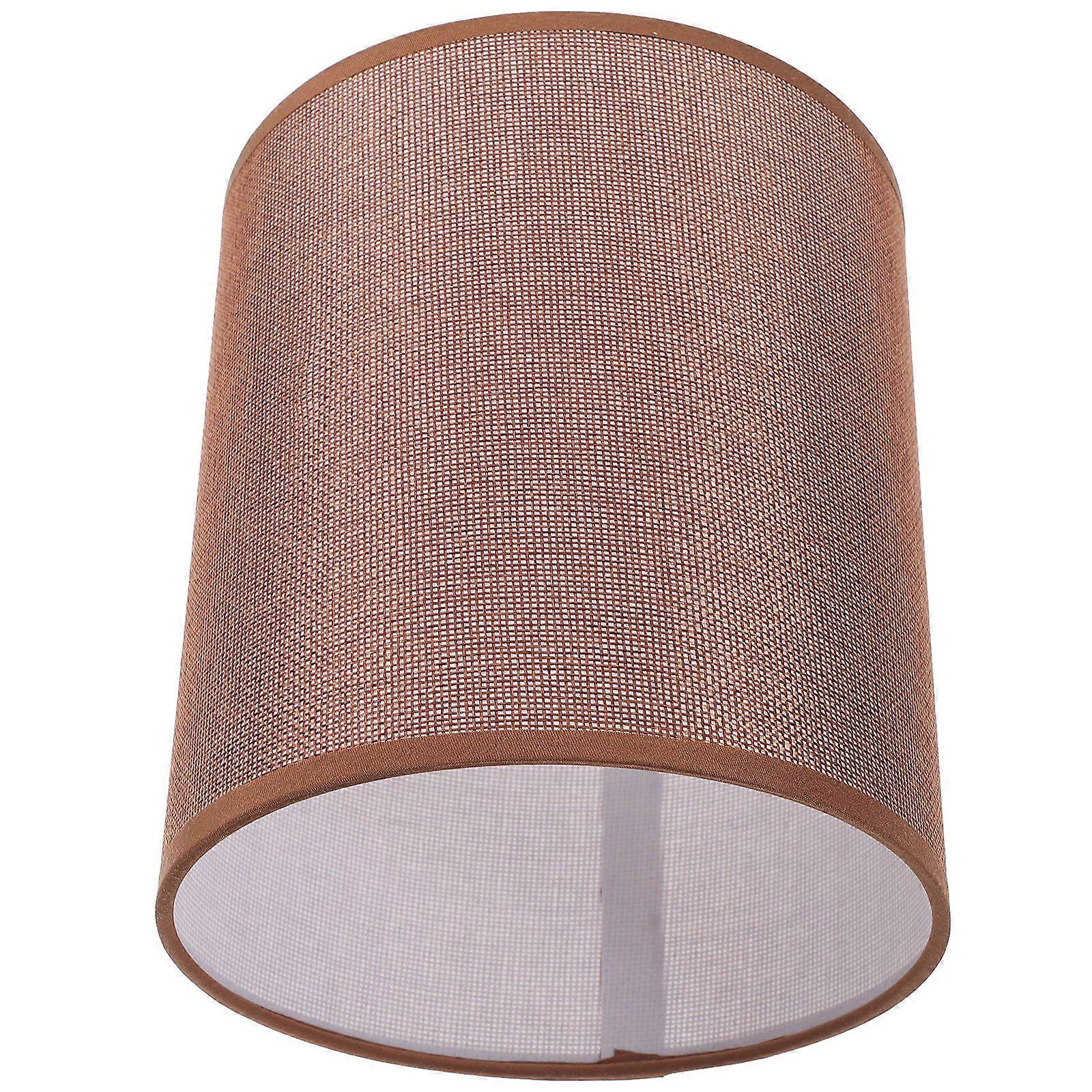 Replacement Shades For Lamps Hand Woven Lamp Shade Natural Fabric Dining .1×7.1×7.5in Light Diffusion 1Pack