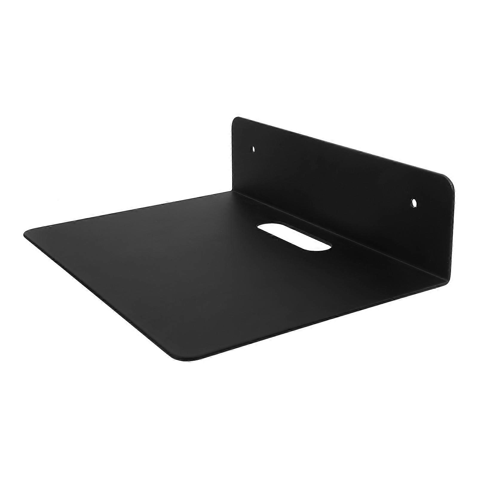 FRCOLOR WiFi Router Holder Wall Mounted Media Console DVD TV Rack Storage Solution