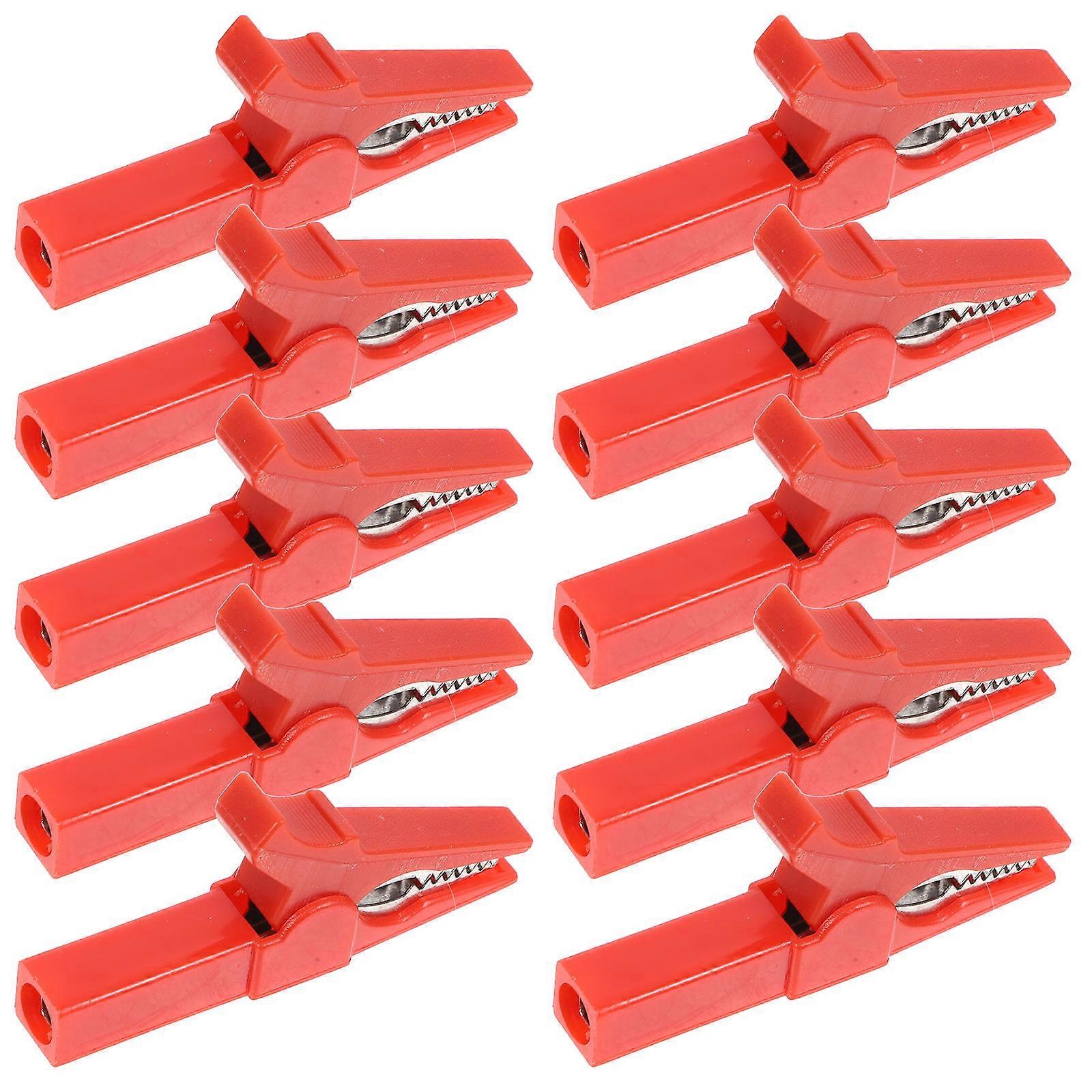 MLINS 10pcs Safe Insulated Clip for Current Testing