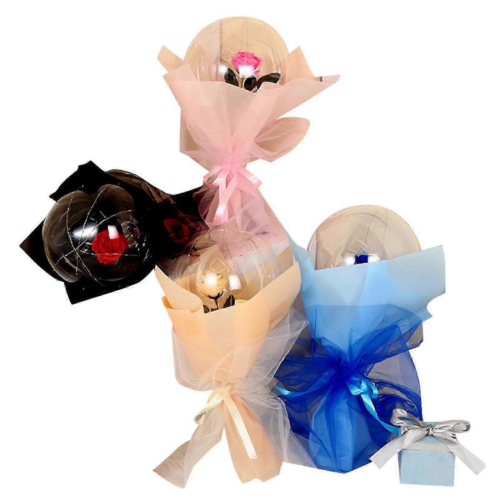 Led Light Luminous Balloon Rose Bouquet