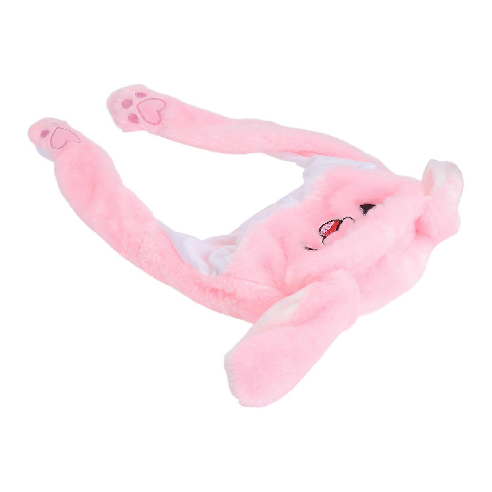Mouse Hat Photo Prop For Party Cosplay Specifically Designed For Women In Pink Color With Ear Moving Feature 1Pack