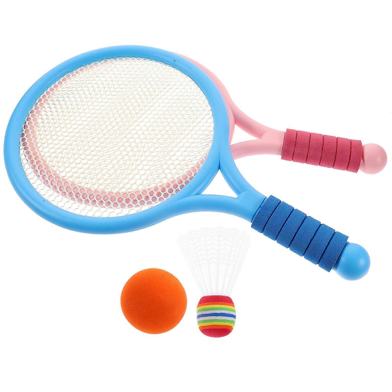 Lightweight Outdoor Badminton Racket and Ball Set for Hand Eye Coordination, Safe Compact Design for Family Fun and Exercise