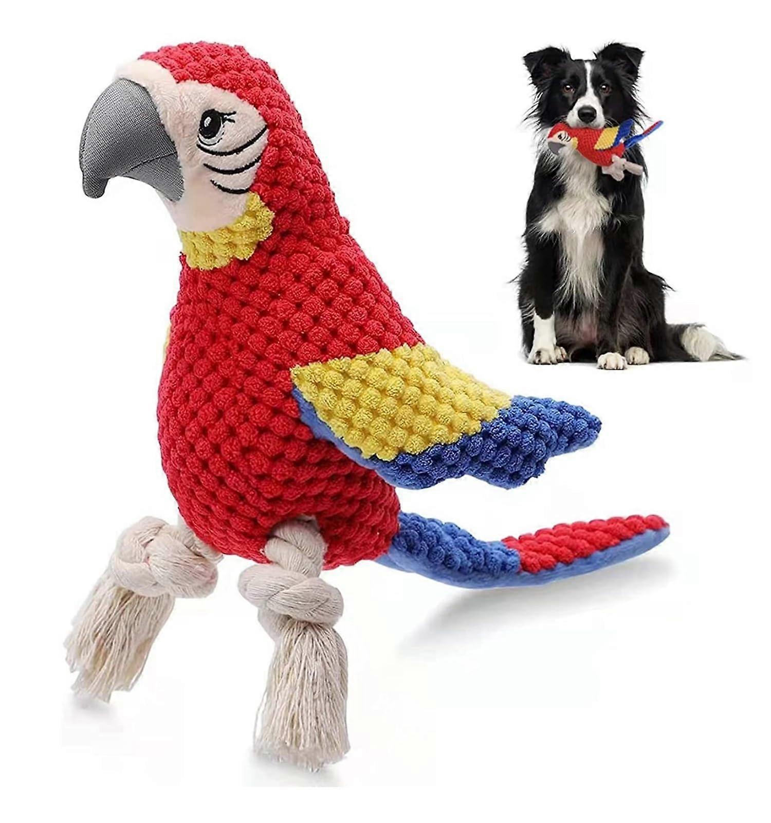 Interactive Dog Toy Indestructible Squeaky Toy for Medium Large Dogs (01)
