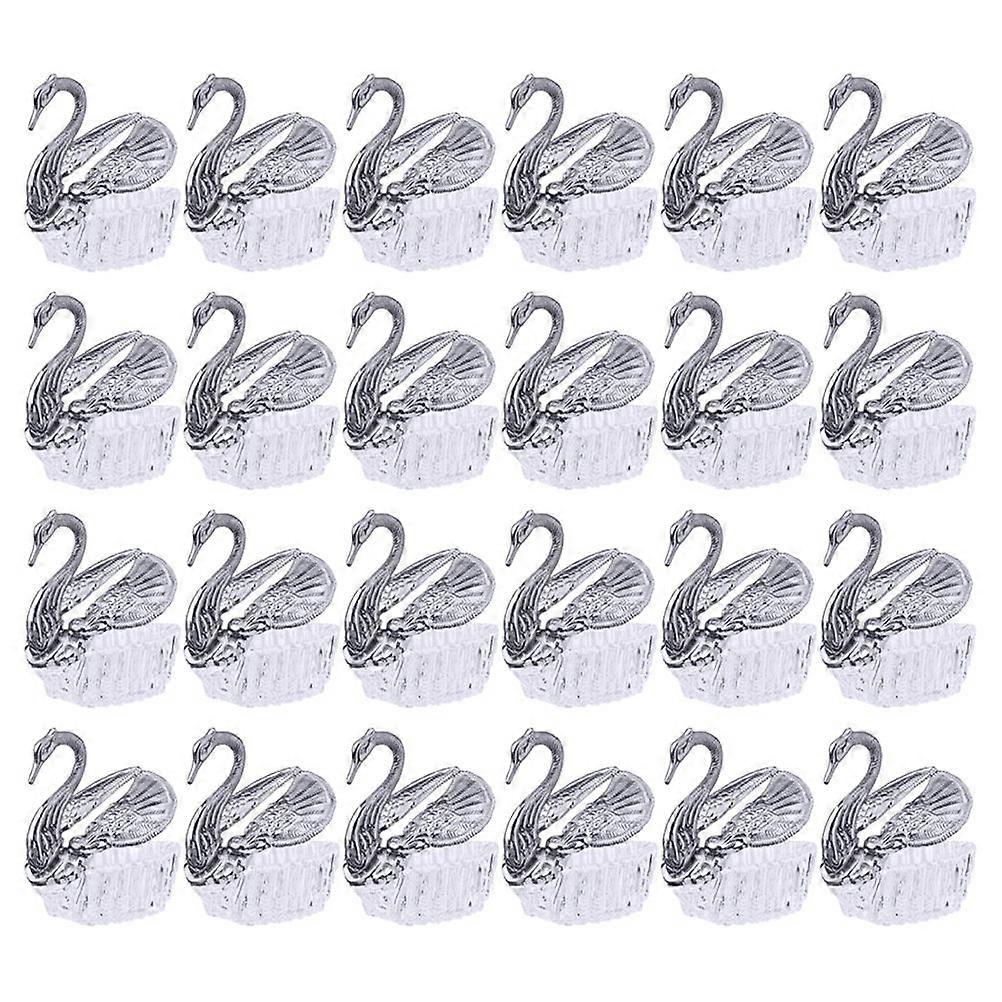 24pcs Candy Boxes Decorative Candy Cases European Style Wedding Candy Containers