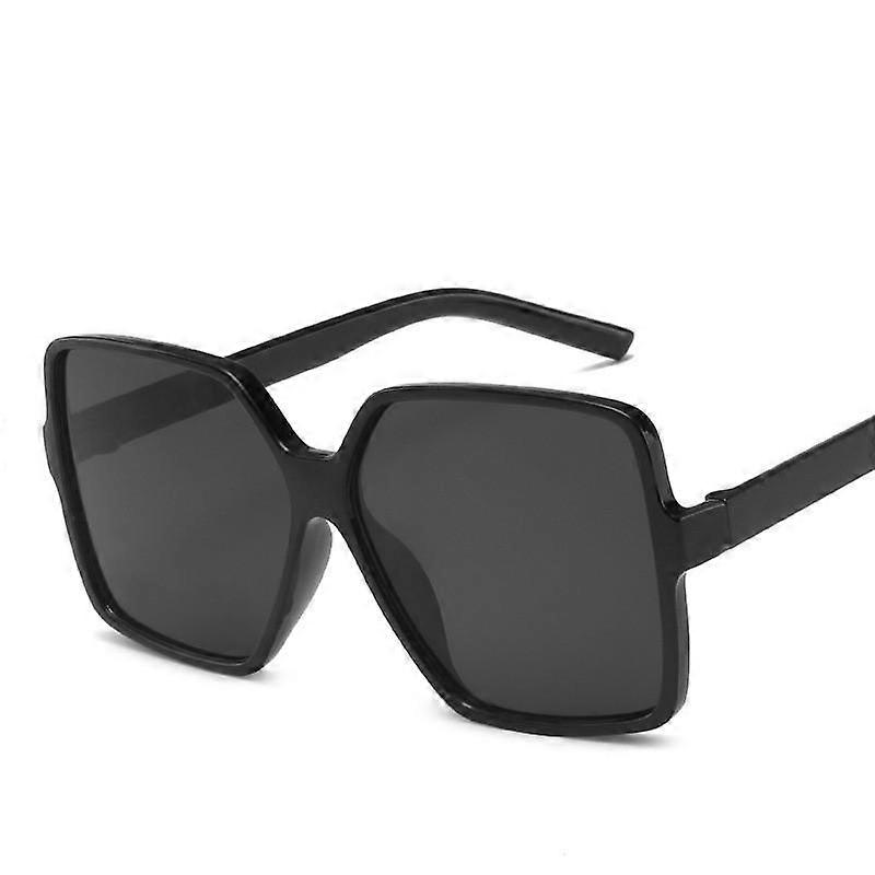 Womens Fashion Square Frame Gradient Lens Sunglasses Personality Oversized Eyewear UV400