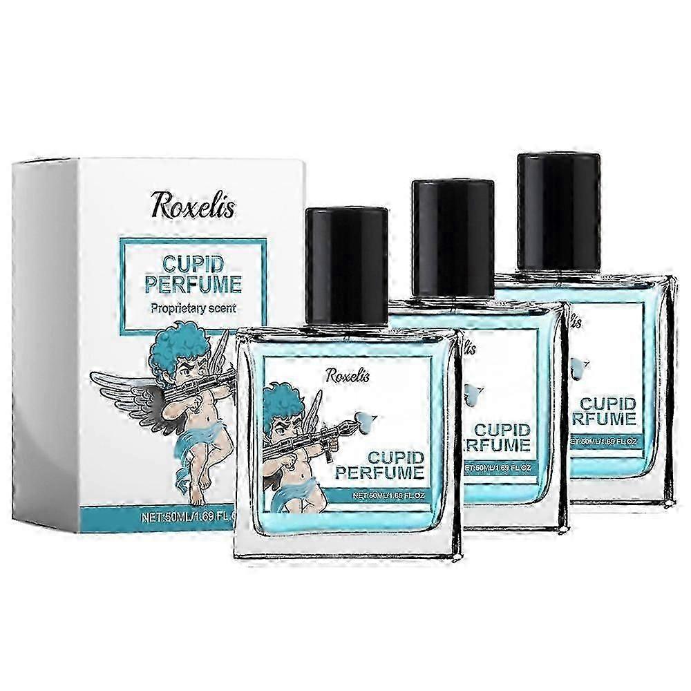1-3x Cupid Perfume Spray 50ml - Elegant Pheromone Romance Scent for Women & Men, Long Lasting & Portable