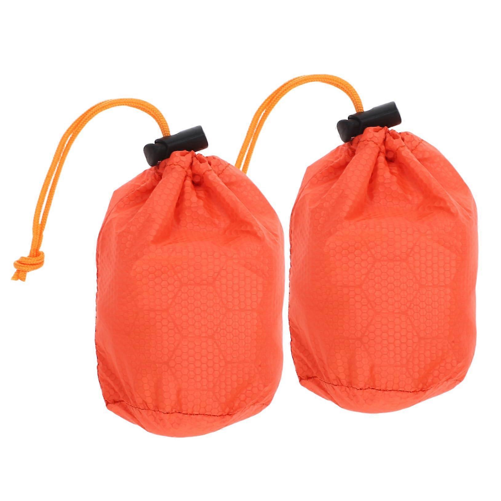 2 x Camping Sleeping Bag, ColdProof Emergency Sleeping Bag for Outdoor, Silver Coating