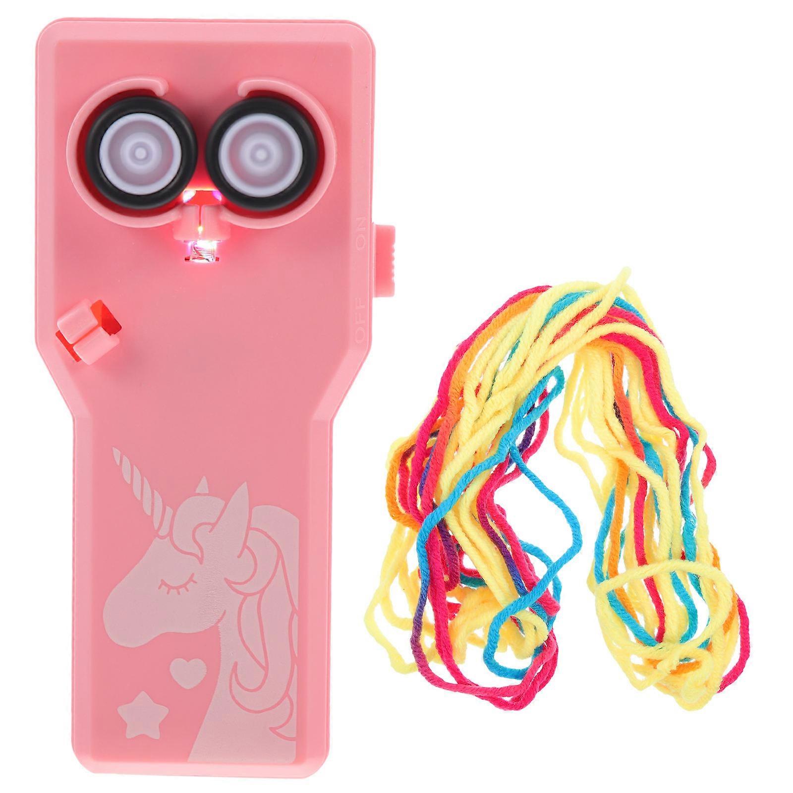 Electric String Rope Launcher Toy Cute Design Unicorn Shape For Pets 1Set