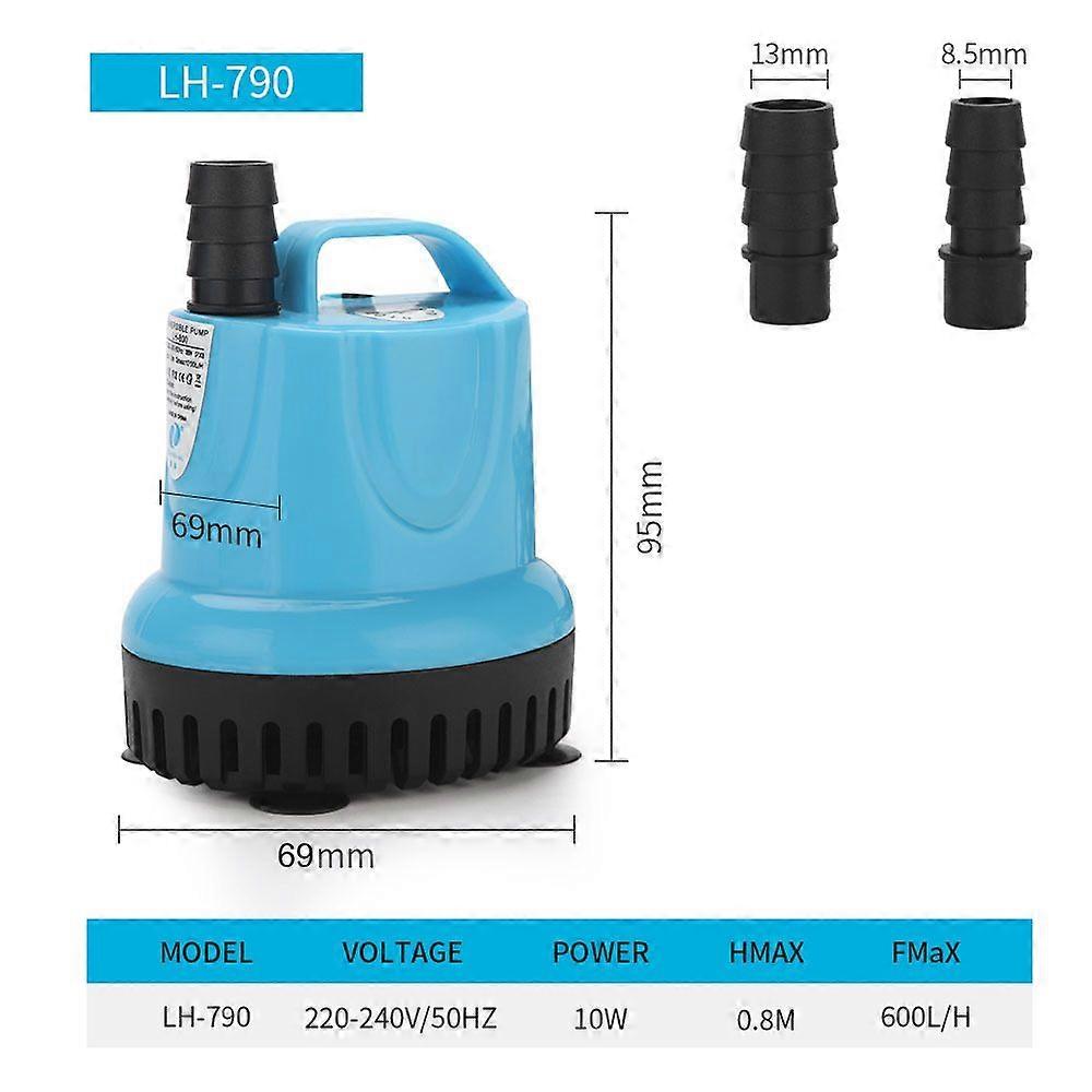 Suction pump fish tank submersible pump through aquarium water circulation pumping water change filter oxygenation fish tank water pump