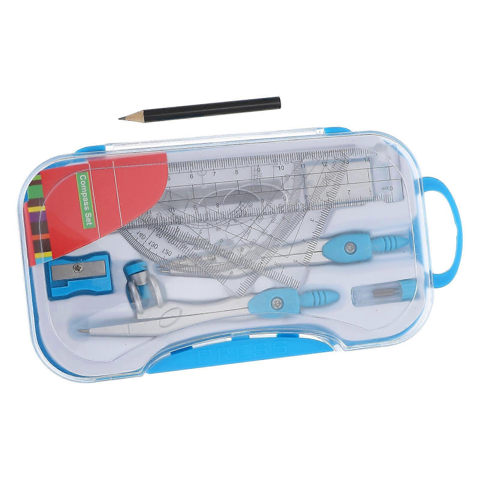 1 Set School Design Drawing Tools Math Geometry Kit for Student Office