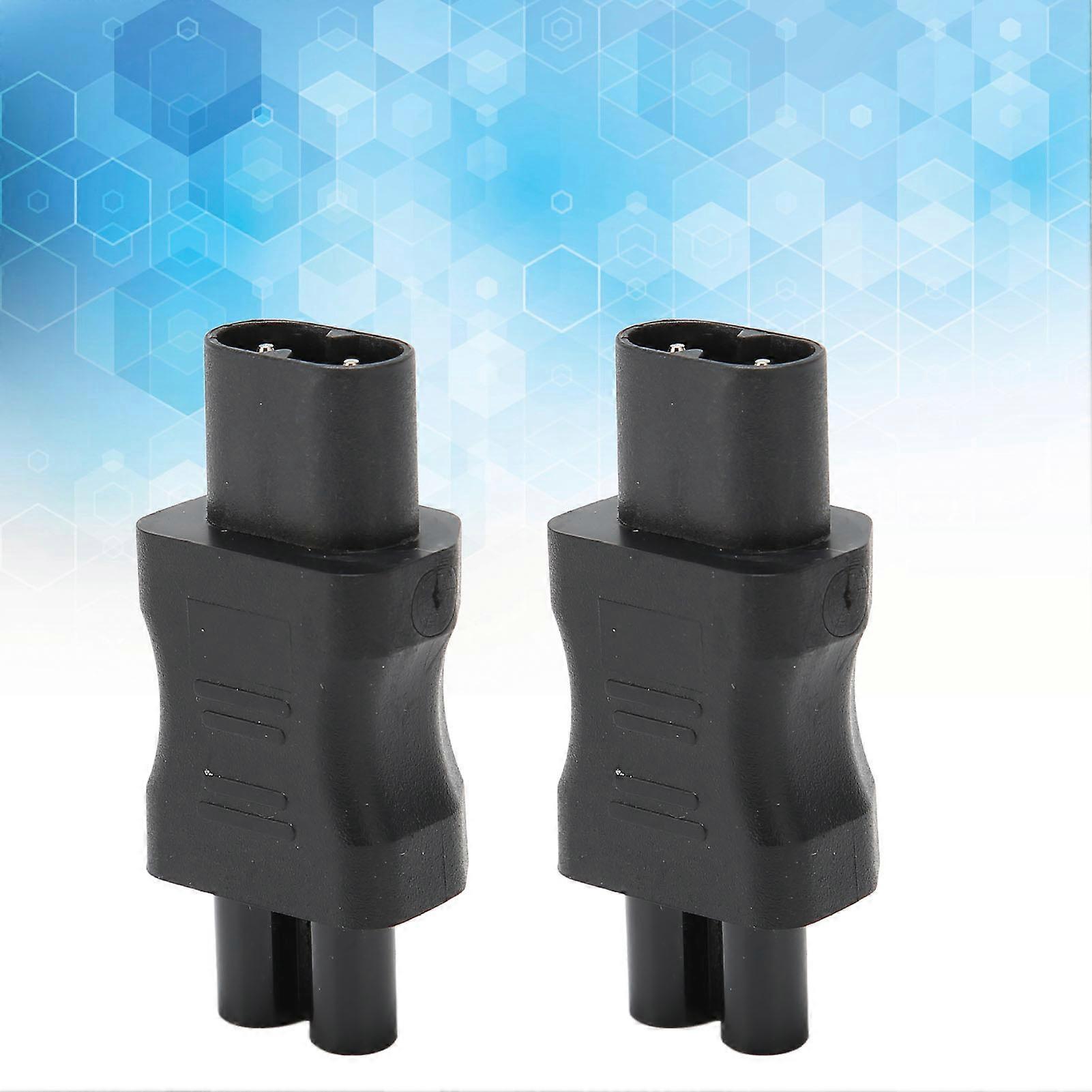 IEC320 C8 to IEC320 C5 Converter 10A 250V 2.5A 250V Power Cord Adapter for Laptop Power Adapter UPS Server 4pcs