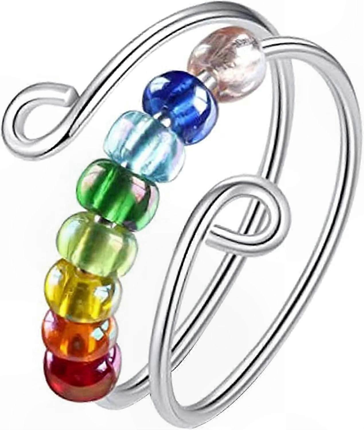 Fidget Ring for Daughter, Anxiety Relief Spinner Ring