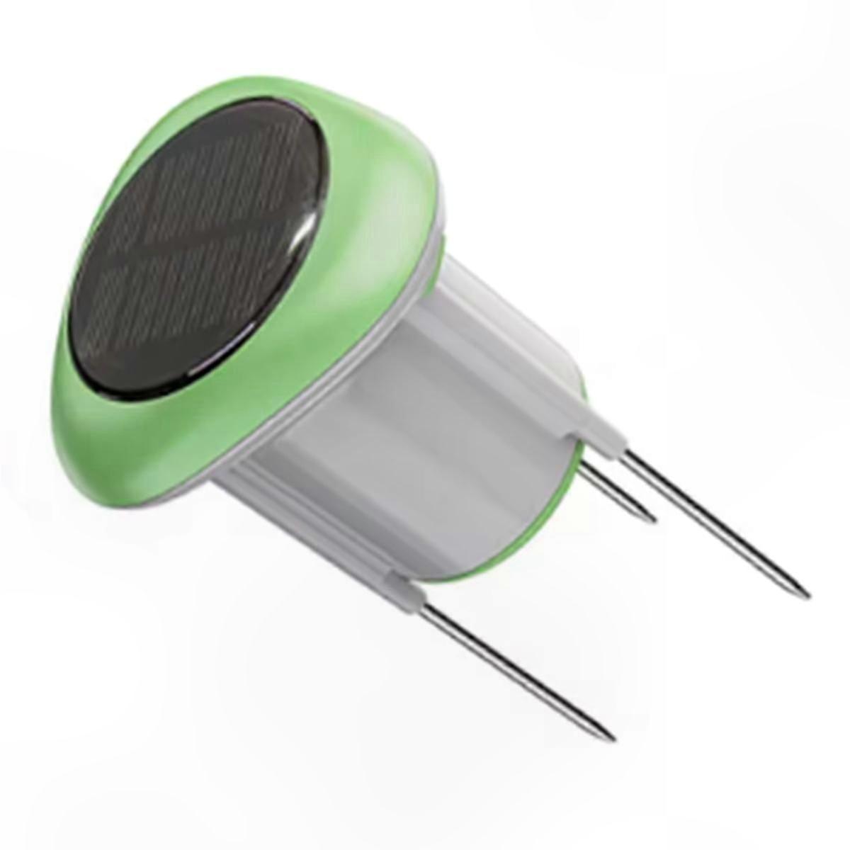 Smart Soil Sensor with Solar Power for Temperature and Moisture Monitoring