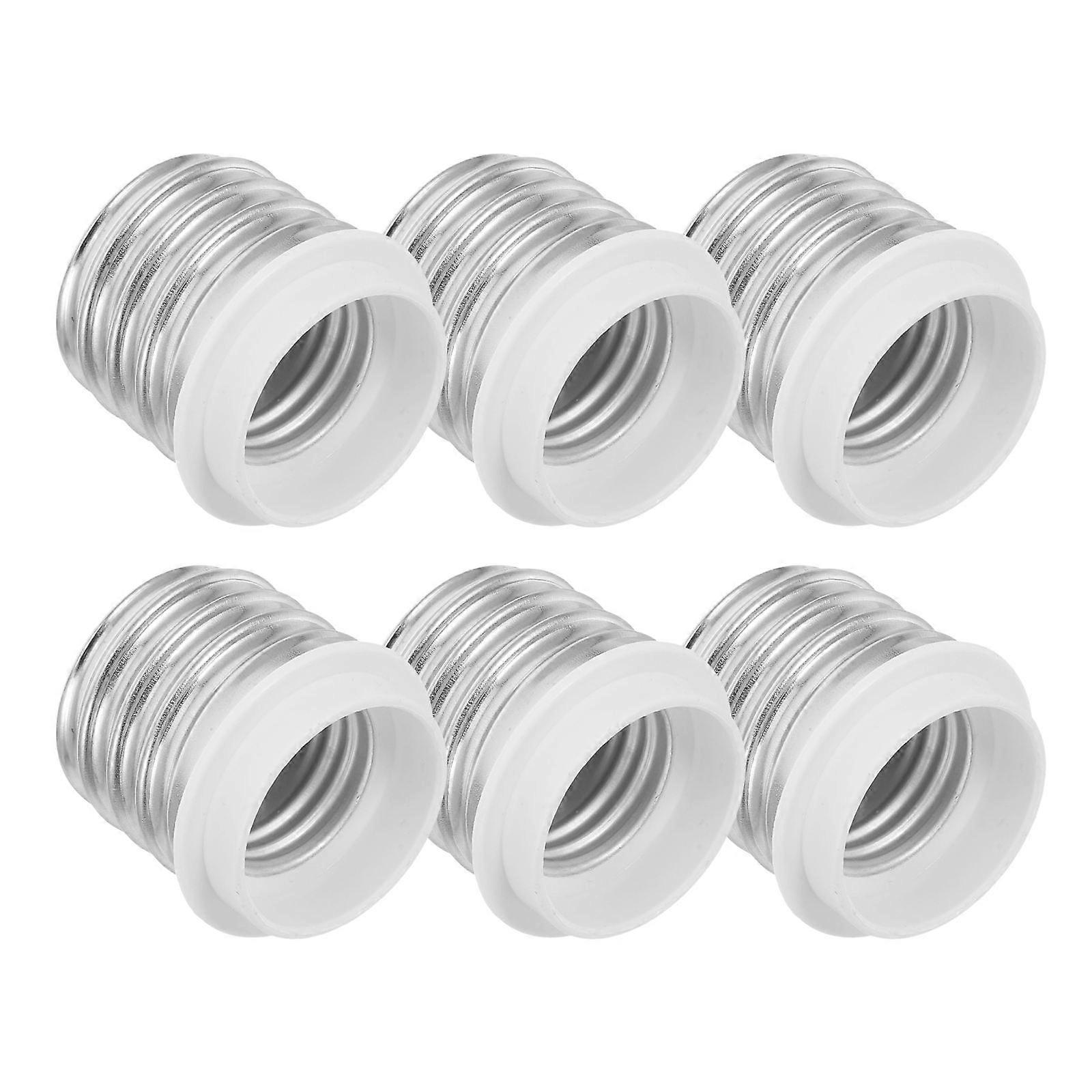 6PCS Black E40 to E27 Light Bulb Socket Adapter Converter Screw Holder for LED Lamp