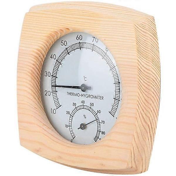 Wooden sauna thermometer hygrometer thermometer