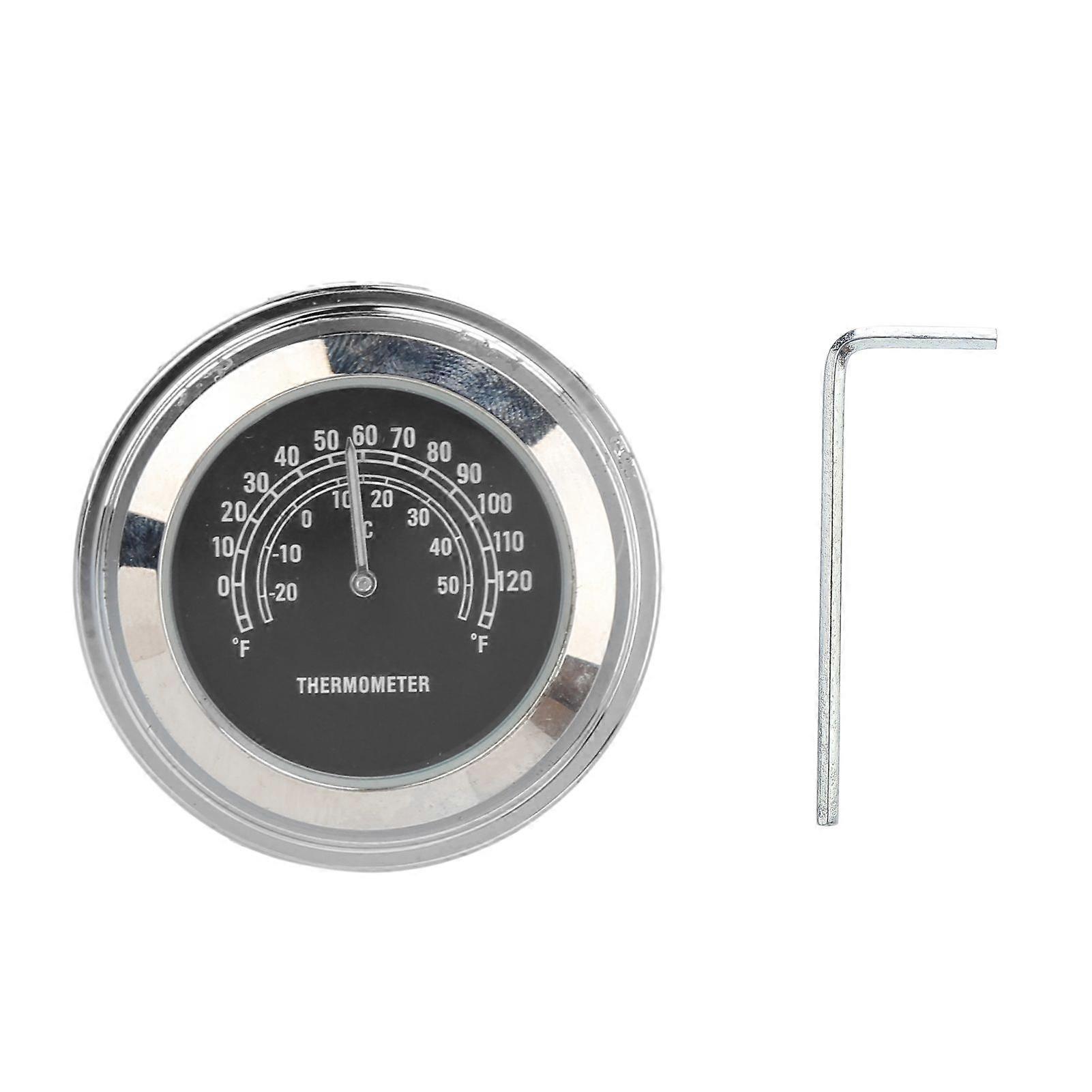 Handlebar thermometer for motorbikes 22-25mm temperature gauge