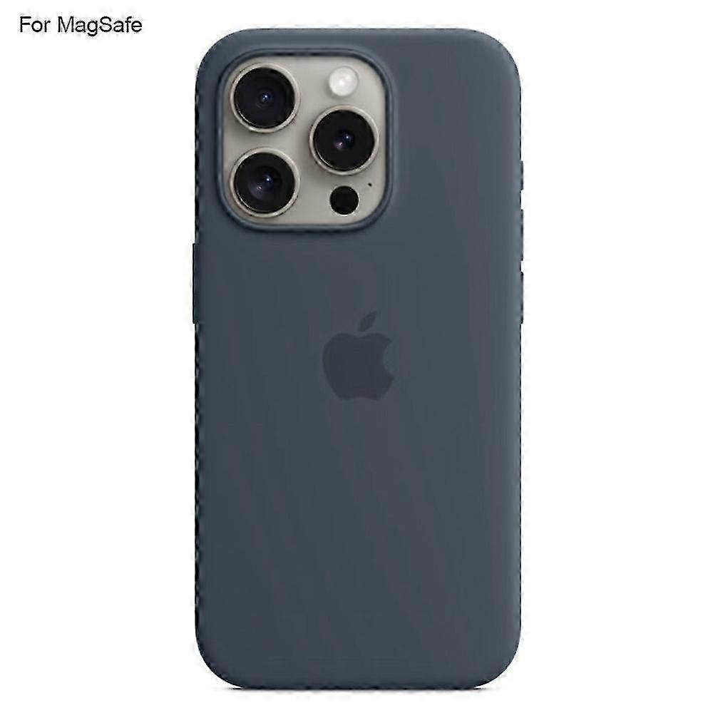 Suitable for iPhone 15 Pro Case with MagSafe Liquid Silicone Cover & Induction Popover-jc