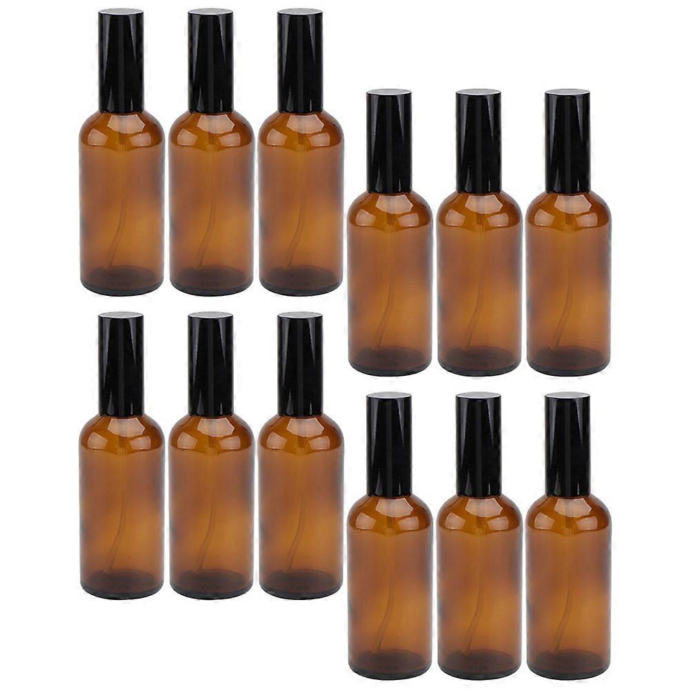 Leakproof 12Pcs Glass Spray Bottles For Travel Lightweight Cosmetic Collection Multi Color Reusable Containers