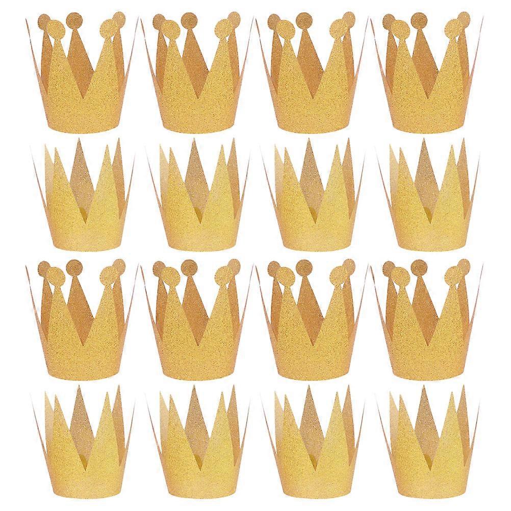Here's a refined and engaging product description based on your input:
**18pcs Birthday Crowns – Adorable Glitter Party Hats for Boys | PVC