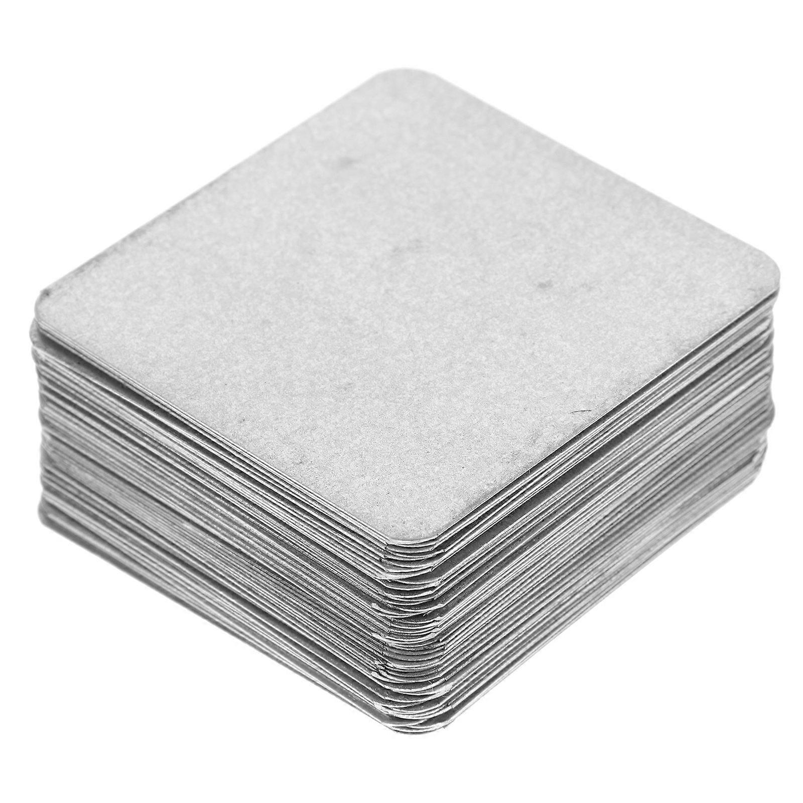 Metal Corner Brackets Square Shape Jewelry Boxes Protection Anti Fall 2.36X2.36X0.12In 50Pcs