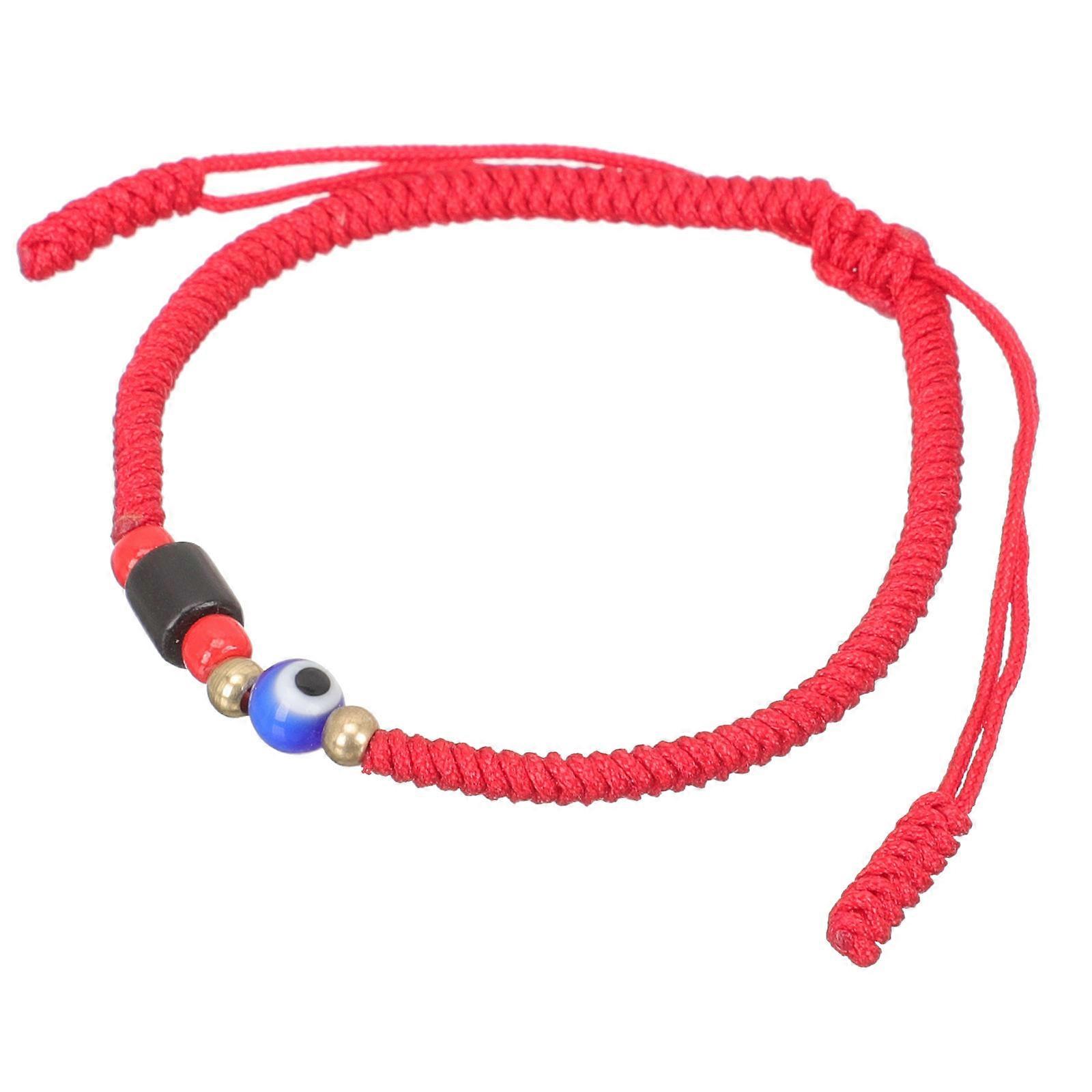 Adjustable Red String Evil Eye Bracelet For Women Protective Charm Daily Life 1Pack