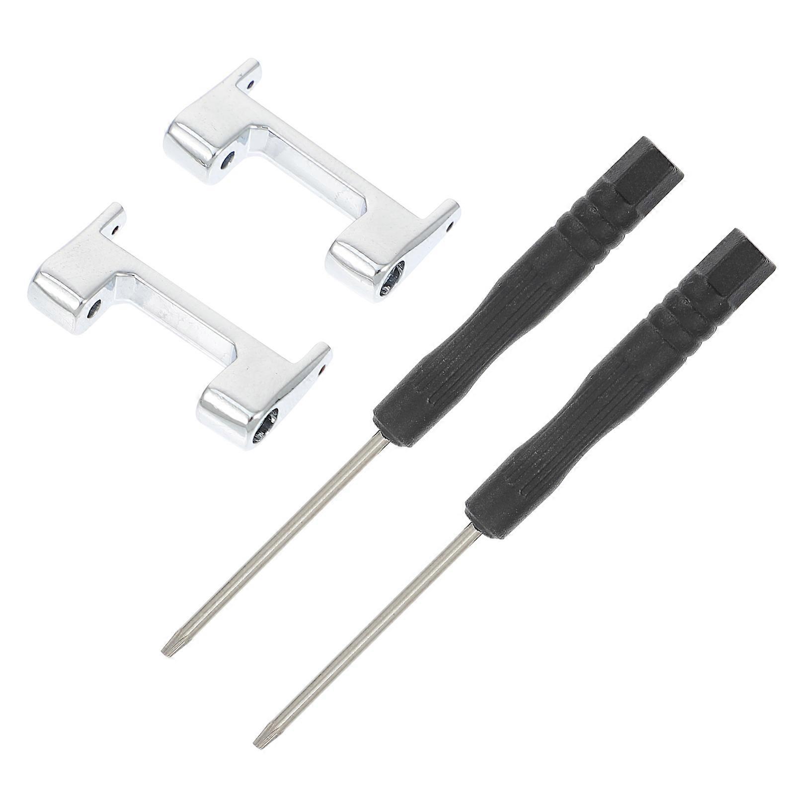 2pcs Metal Watch Band Connectors for Strap Linking Accessories Stylish and Practical Design