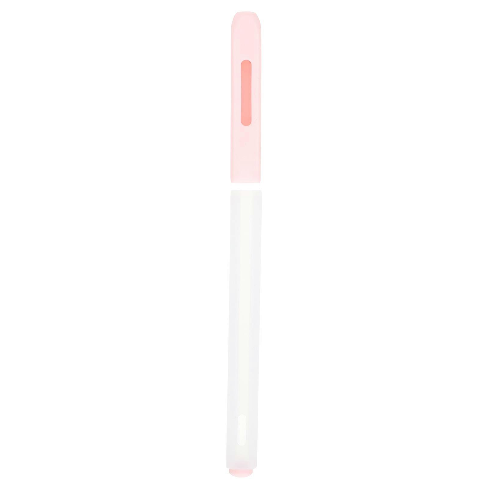 Silicone Pencil Sleeve For Pencil Protection Accessory Daily Use Simple Design Pink 1Pcs