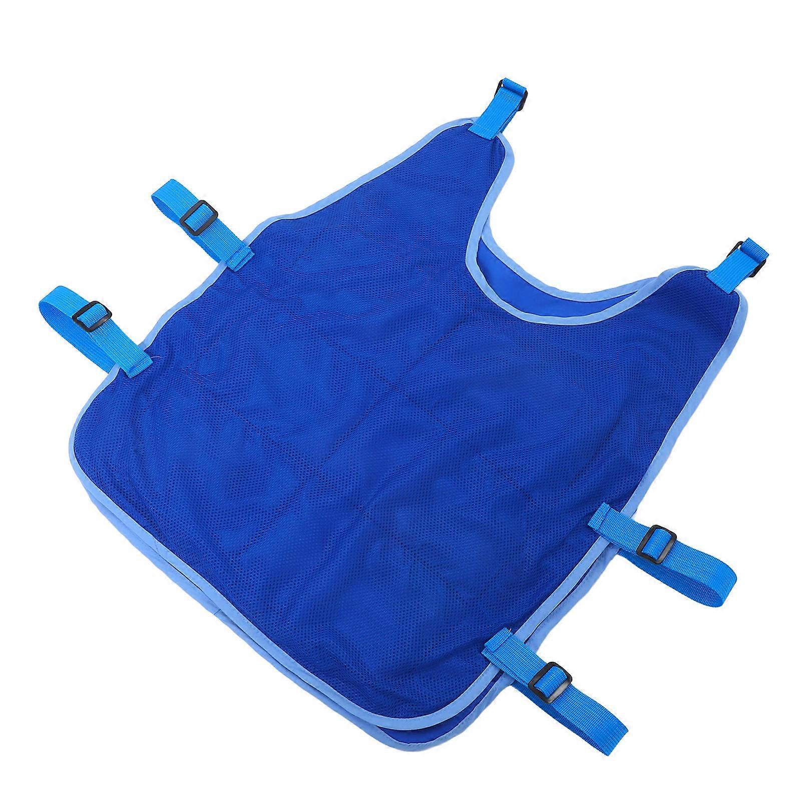 Body Cooling Vest For Athletes Breathable Adjustable Fit Vest Ideal For High Temperature Environments With Ice Packs 1 Set