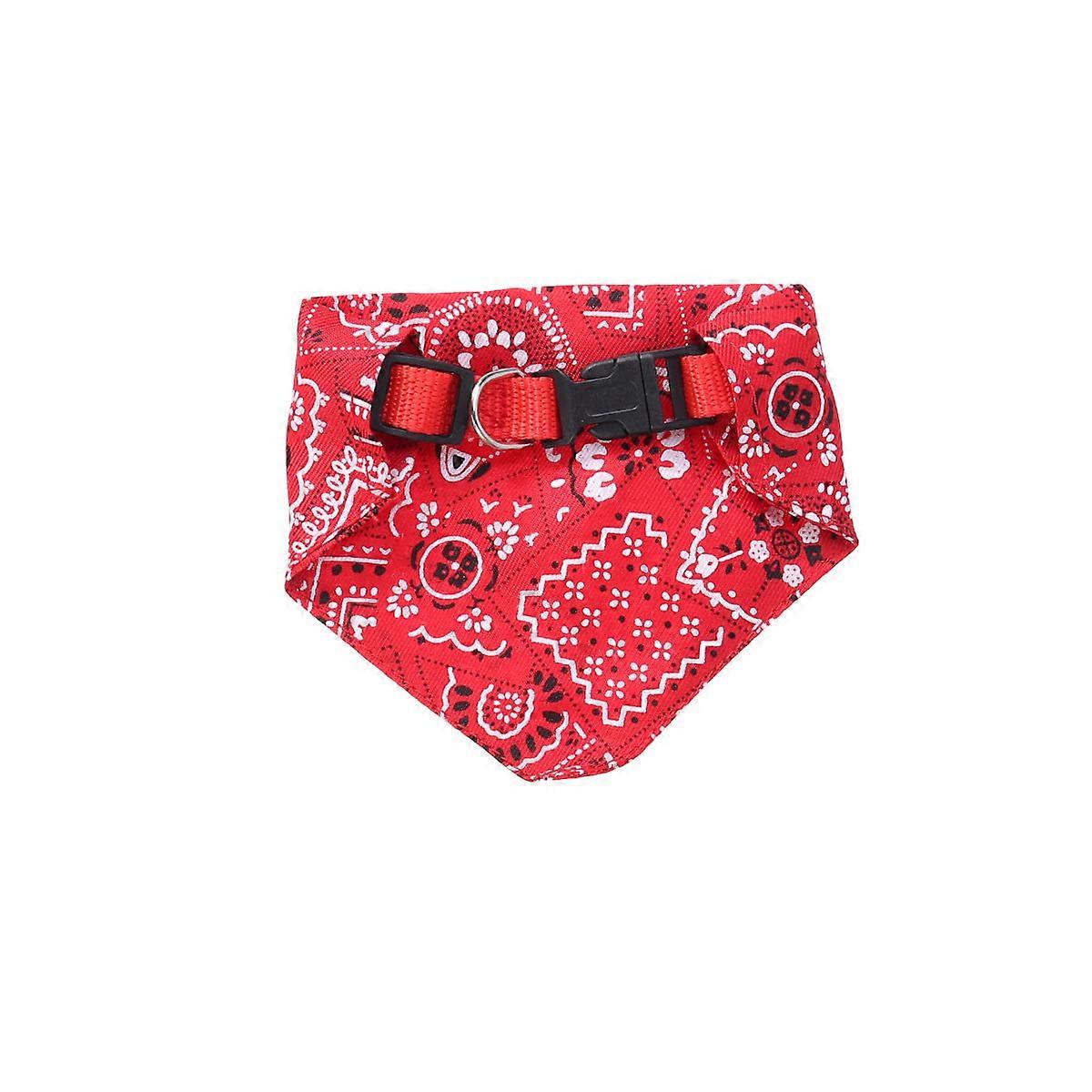 3Pcs Dog Cat Bib Triangle Scarf For Pets Assorted Color Saliva Absorption