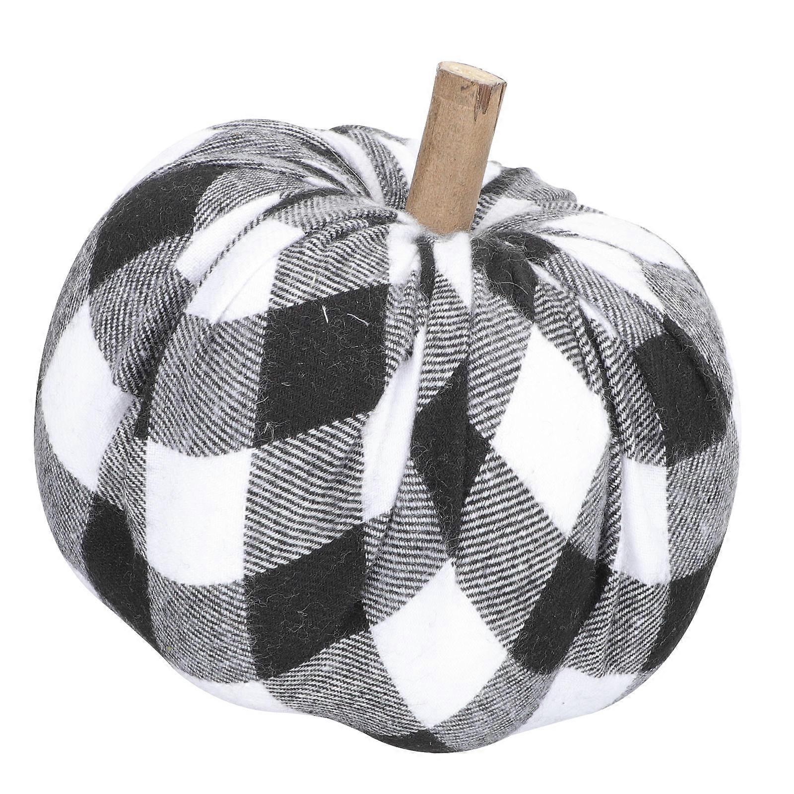 Artificial Pumpkin Ornament for Decoration Multi Color Cloth Material Creates Warm Atmosphere 6.5 Inches