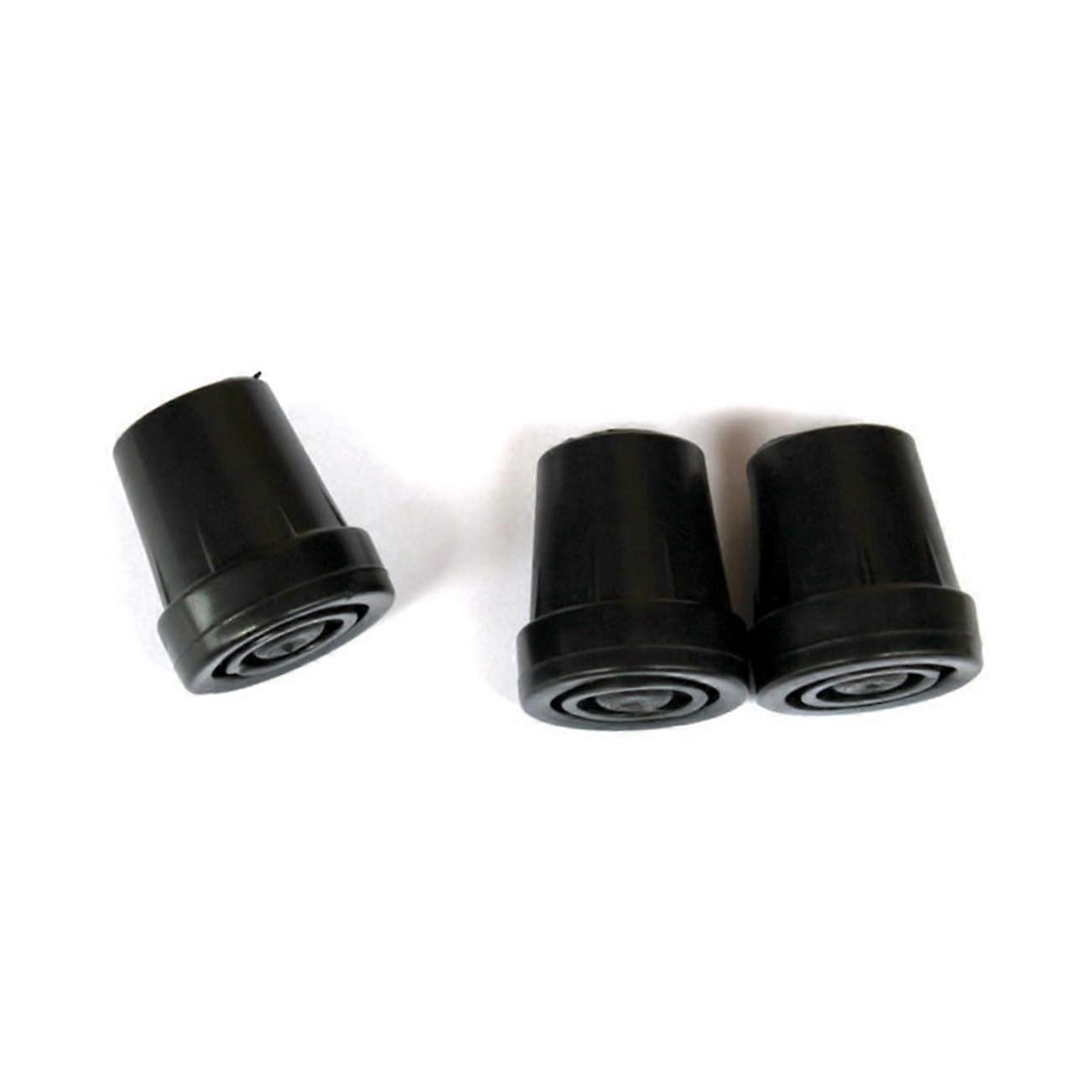 Leg Tips for Walking Sticks for Seniors, 6 Pieces, Padding for Trekking Poles and Crutches, Non-Slip Rubber, Compatible with Standard Sizes