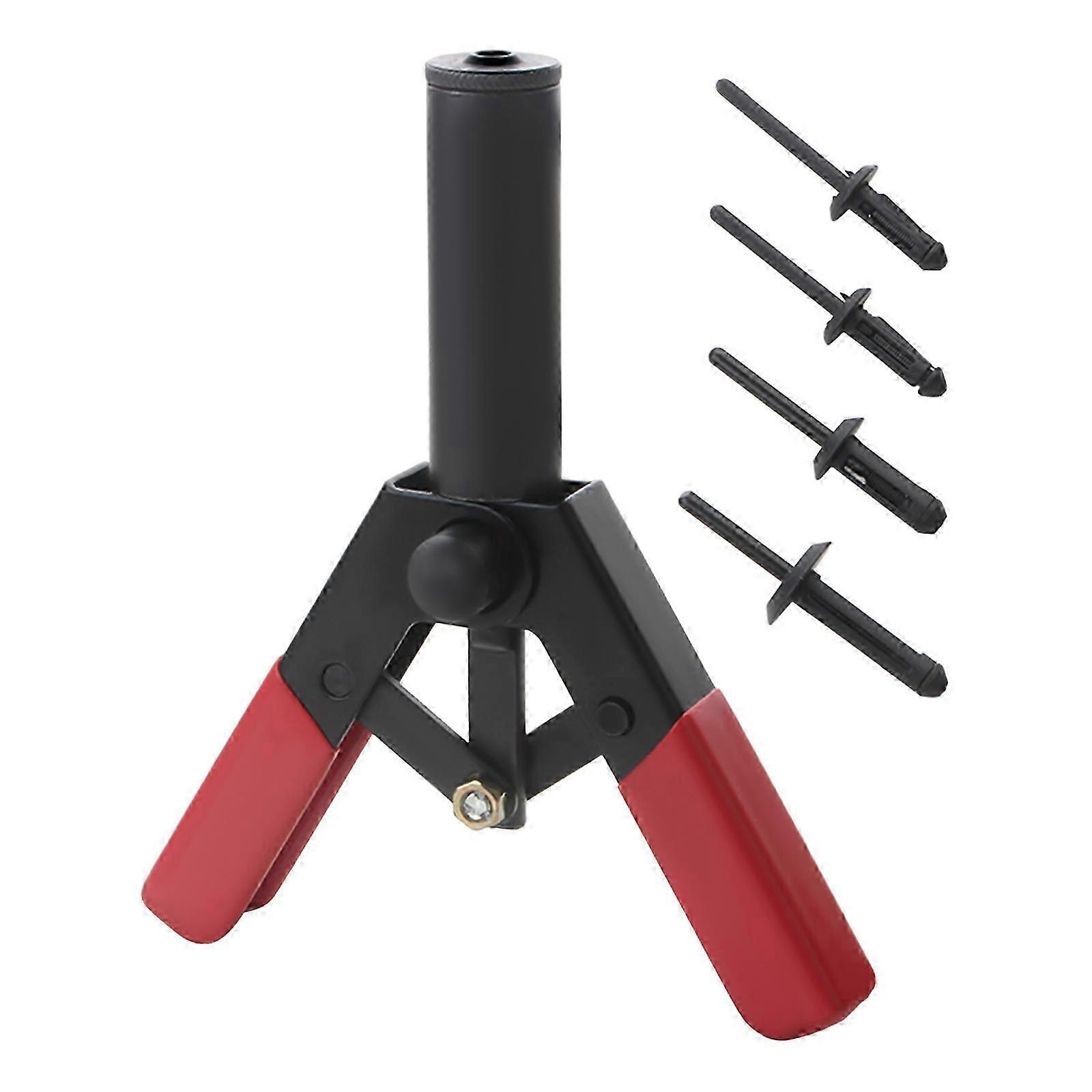 2025 41-Piece Plastic Rivet Gun Kit Quick-Load Riveter with Polyethylene Rivets