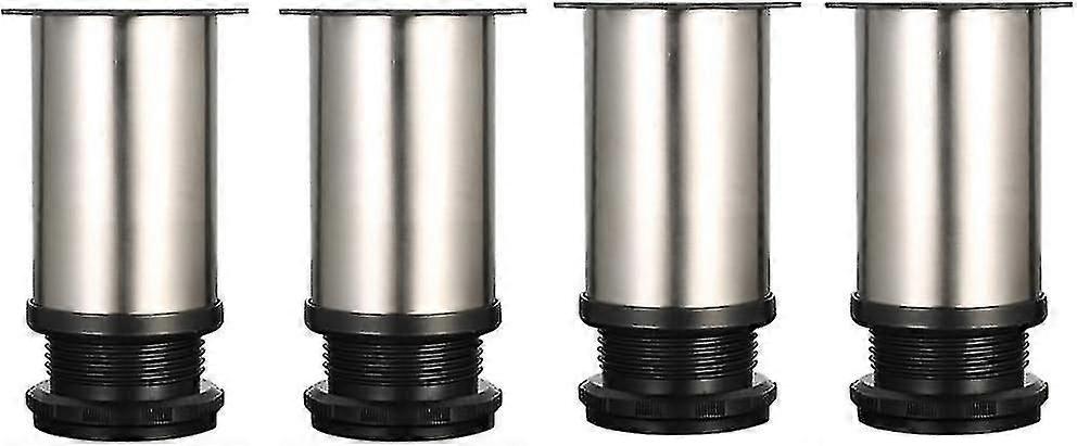 4pcs Adjustable Stainless Steel Cabinet Legs 8cm Height