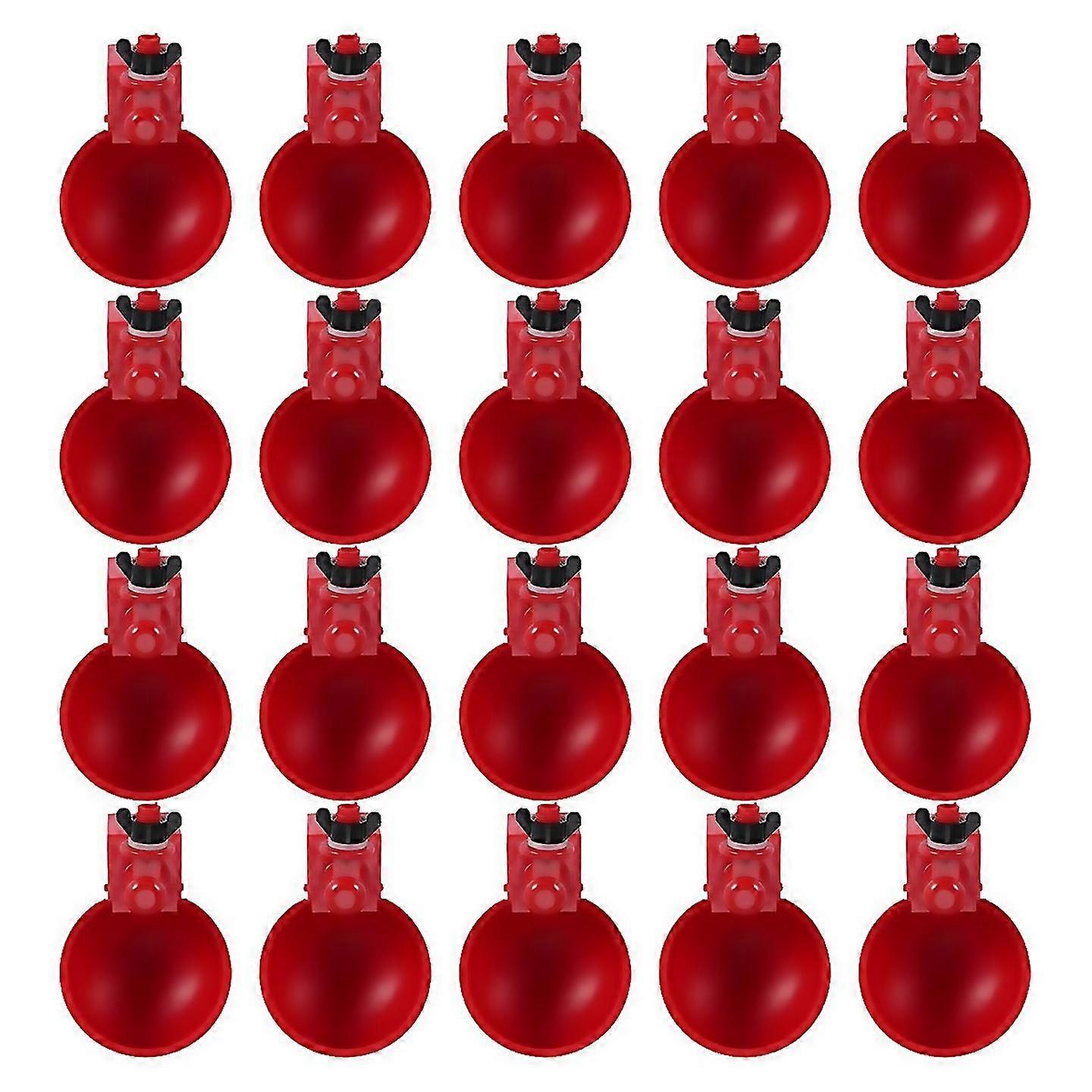 For 20pcs automatic poultry drinker bowl chicken water cups duck drinking machine hanging drinking b
