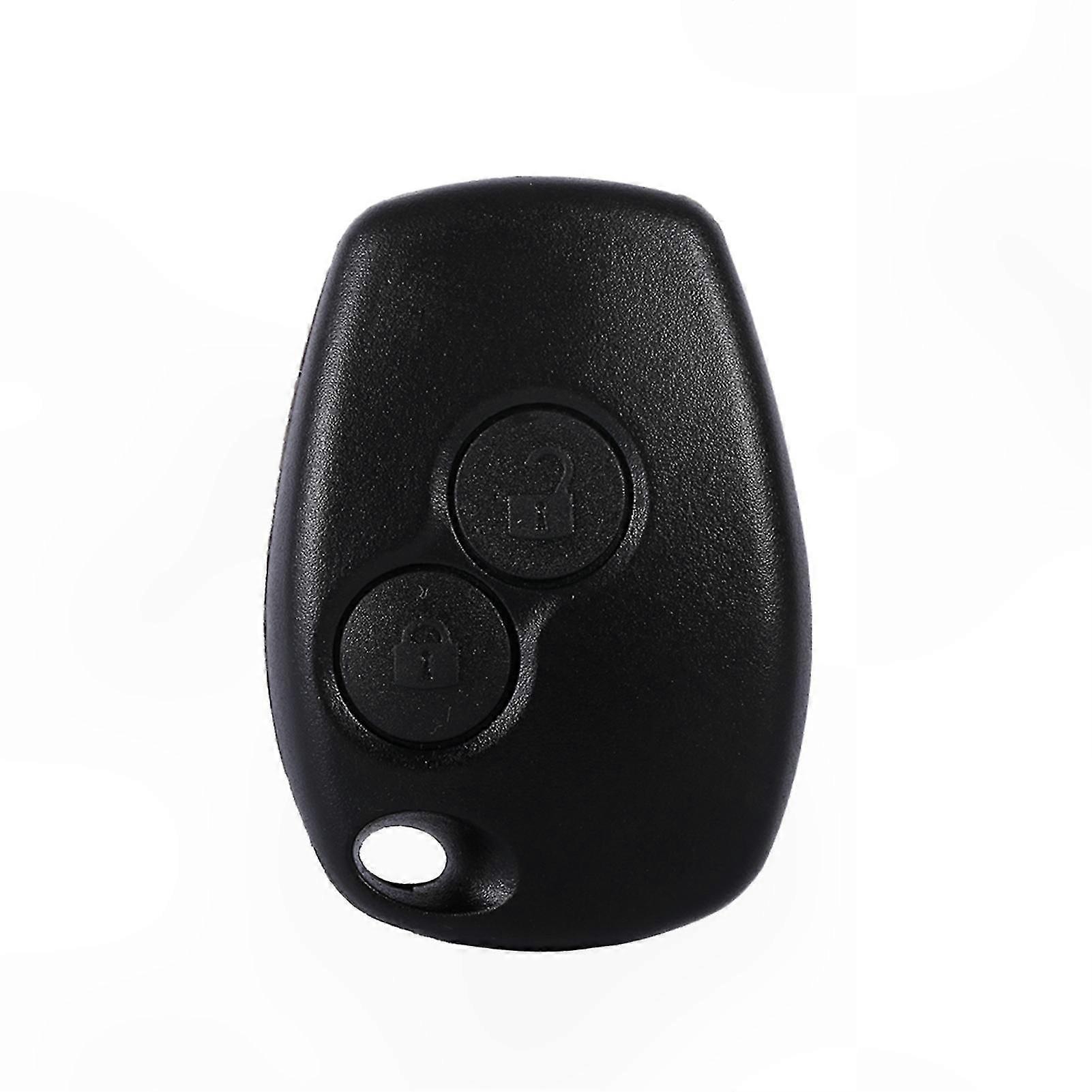 2-Button Auto Key Fob Shell for Car Remote Control-Compatible with Renault Models