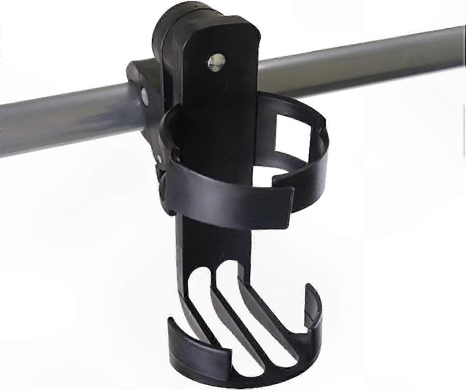 Universal Cup Holder for Bikes, Strollers, Wheelchairs - 360° Rotation, No Burr, Durable Design for Easy Hydration Access