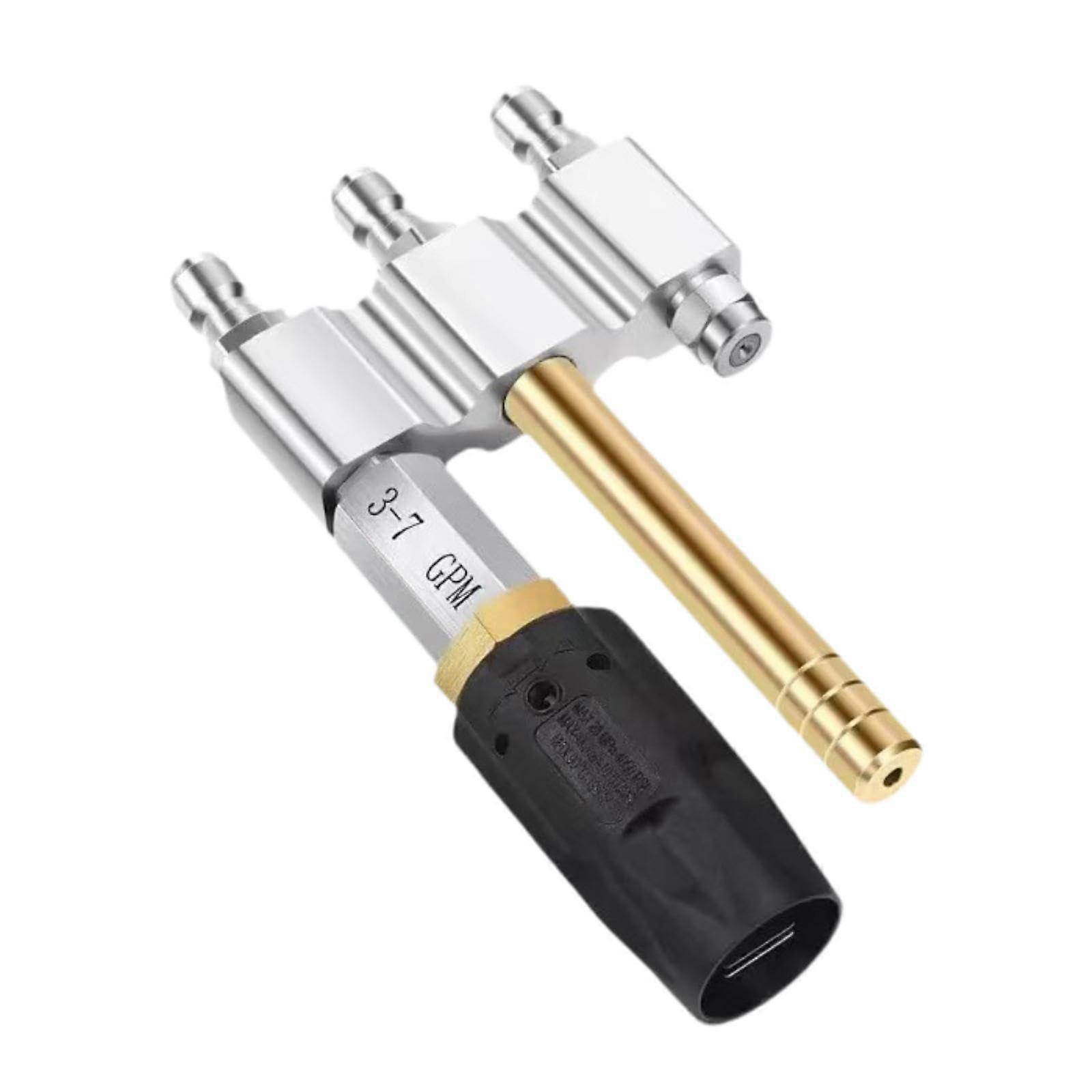 Rotary Nozzle For Pressure Washer, 3-7 GPM, 3-In-1, 1/4 Quick-Connect, Downstream Soft Wash For High Cleaning
