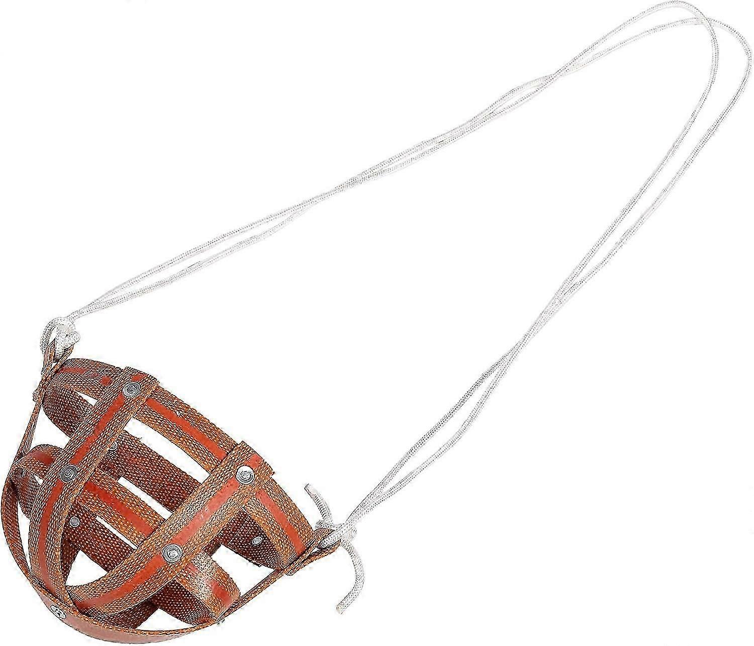 ホルターレザーホースマズルポニーマズル通気性放牧マスク馬アクセサリー付きホースグレイジングマズルアンチバイティング